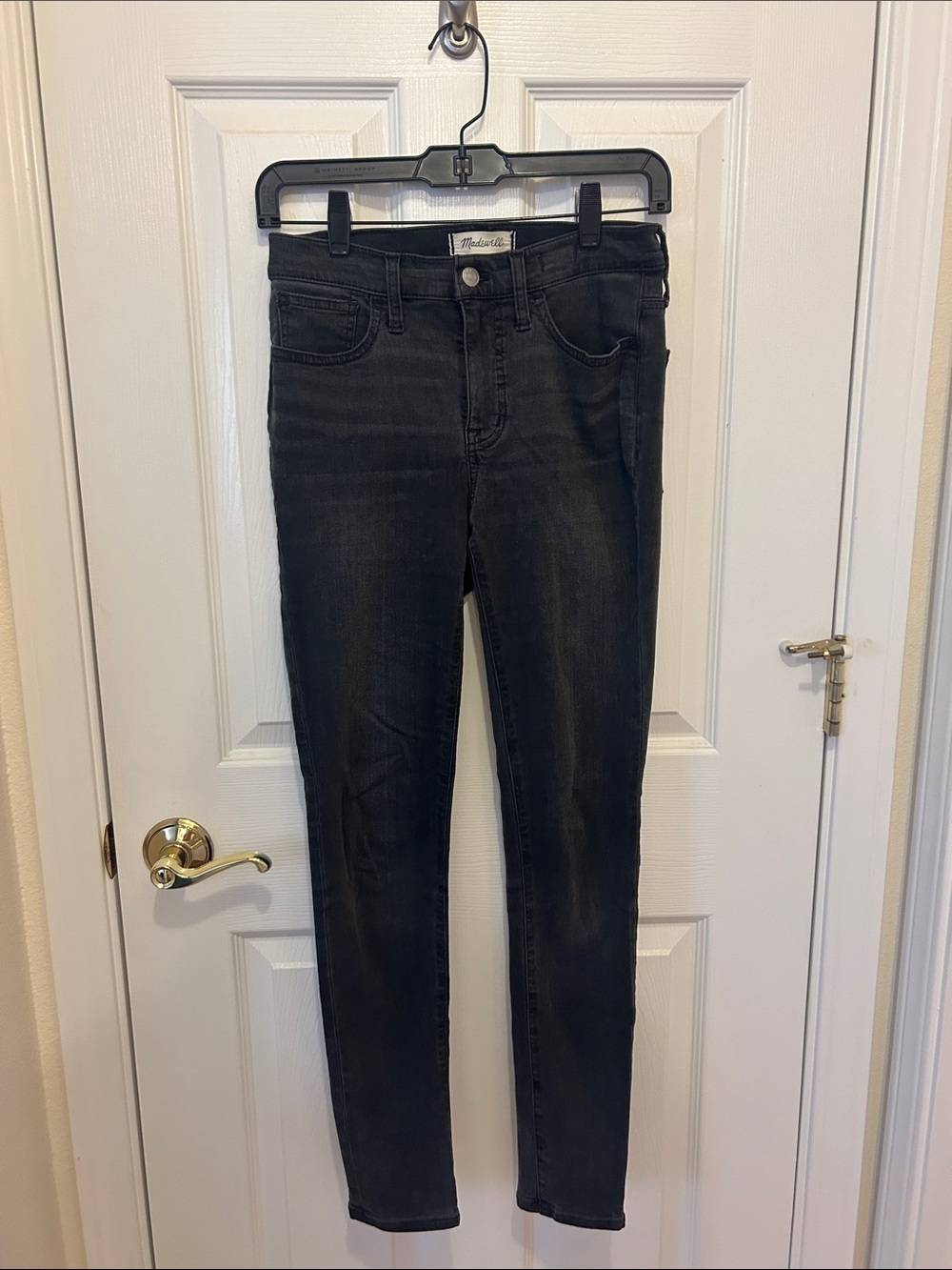 Madewell Daytripper Skinny Jeans - Faded Charcoal Wash